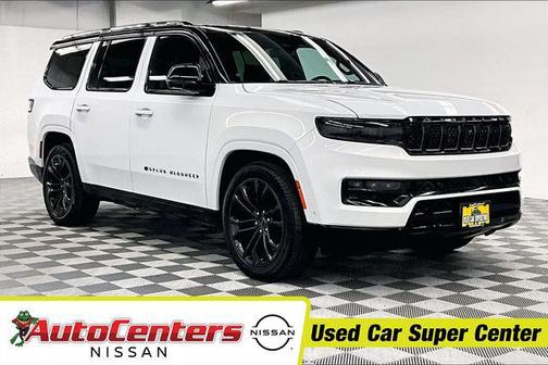 Bright White Clearcoat 2024 Jeep Grand Wagoneer Series III Obsidian