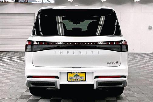Radiant White 2025 INFINITI QX80 SENSORY AWD