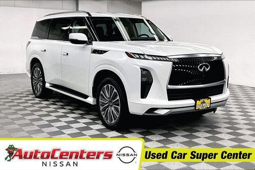 Radiant White 2025 INFINITI QX80 SENSORY AWD