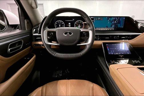 Radiant White 2025 INFINITI QX80 SENSORY AWD