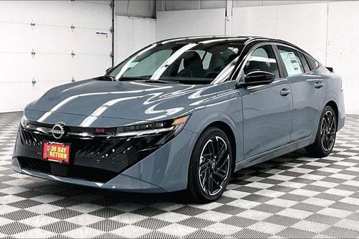 Atlantic Gray/Super Black 2026 Nissan Sentra SR