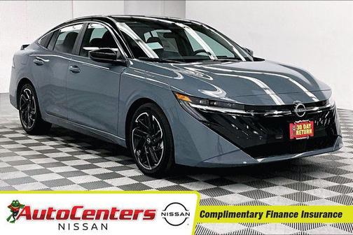 Atlantic Gray/Super Black 2026 Nissan Sentra SR