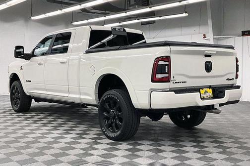 Pearl White 2024 RAM 2500 Limited Mega Cab 4x4 6'4' Box