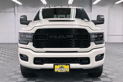 Pearl White 2024 RAM 2500 Limited Mega Cab 4x4 6'4' Box