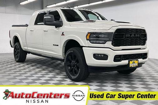 Pearl White 2024 RAM 2500 Limited Mega Cab 4x4 6'4' Box