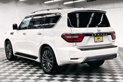 Aspen White Tricoat 2024 Nissan Armada Platinum 4WD