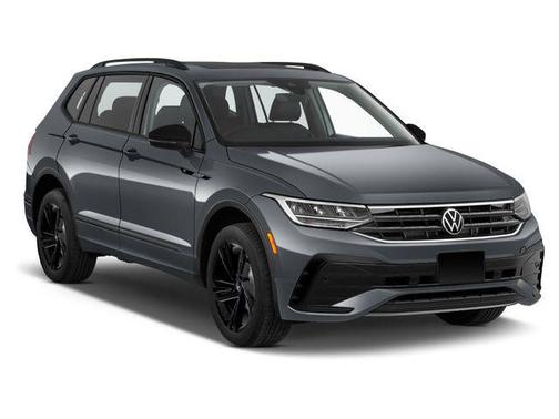 Platinum Gray Metallic 2023 Volkswagen Tiguan 2.0T SE R-Line Black