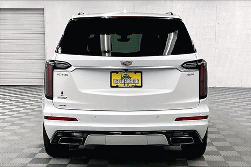 Crystal White Tricoat 2024 Cadillac XT6 Sport AWD
