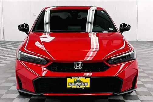 Rallye Red 2025 Honda Civic Hybrid Sport