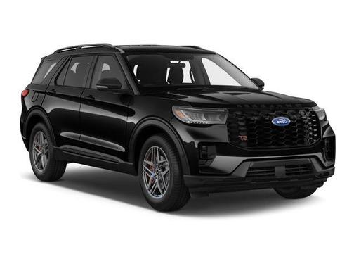 Agate Black Metallic 2025 Ford Explorer ST