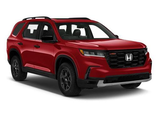Radiant Red Metallic II 2023 Honda Pilot AWD TrailSport