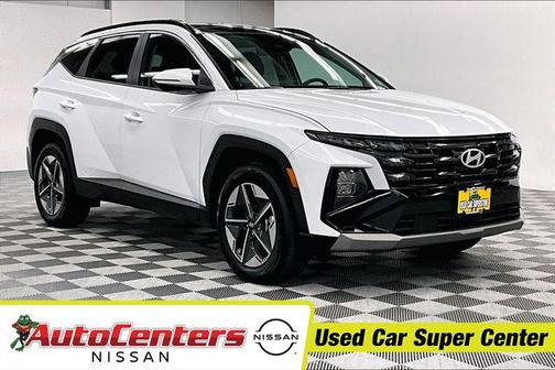 Creamy White Pearl 2025 Hyundai TUCSON Hybrid SEL Convenience