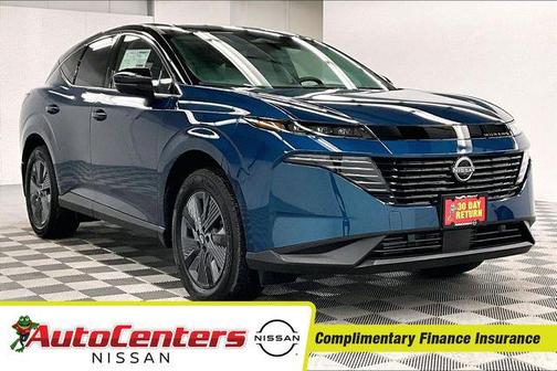 Two-tone Aurora Blue Metallic/Super Black 2025 Nissan Murano SL
