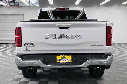 Ivory White Tri-Coat Pearlcoat 2025 RAM 1500 Longhorn