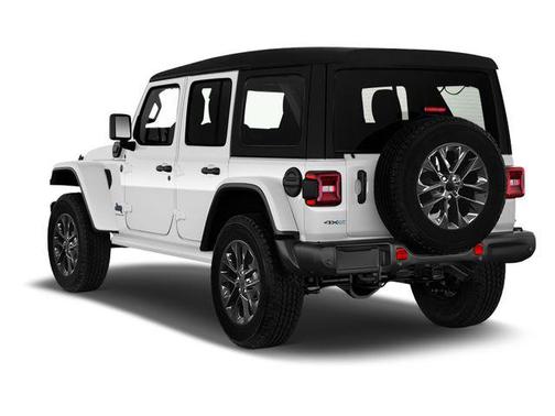 Bright White Clearcoat 2025 Jeep Wrangler 4xe Sahara