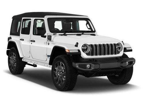 Bright White Clearcoat 2025 Jeep Wrangler 4xe Sahara