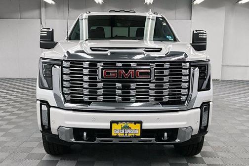 White Frost Tricoat 2024 GMC Sierra 3500 Denali