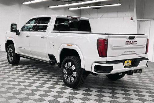 White Frost Tricoat 2024 GMC Sierra 3500 Denali