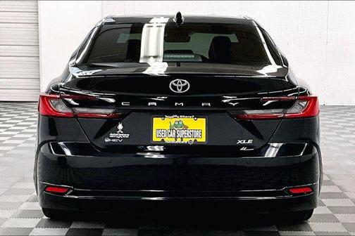 Midnight Black Metallic 2025 Toyota Camry XLE