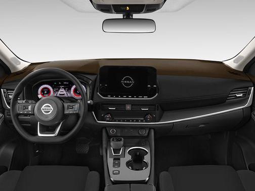 Boulder Gray Pearl/Super Black 2023 Nissan Rogue Platinum