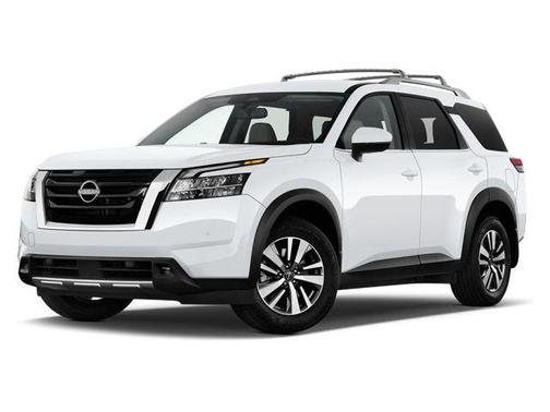 Boulder Gray Pearl 2025 Nissan Pathfinder Platinum FWD