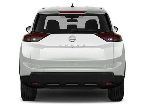 Everest White Pearl/Super Black 2024 Nissan Rogue Platinum