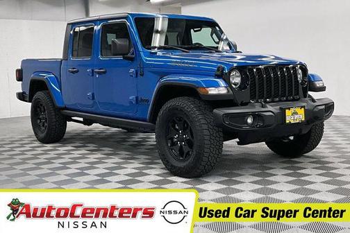Hydro Blue Pearlcoat 2021 Jeep Gladiator Willys 4x4