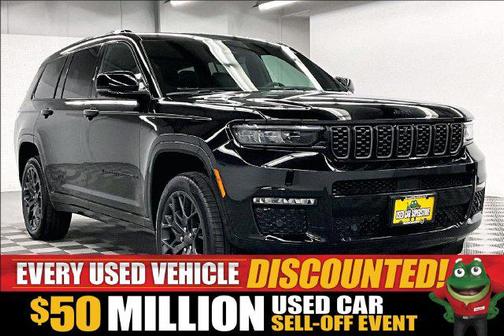 Diamond Black Crystal Pearlcoat 2025 Jeep Grand Cherokee L Summit