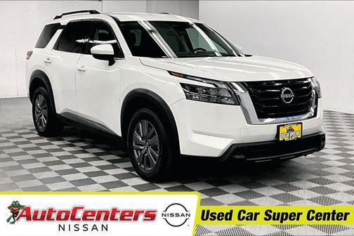 Glacier White 2025 Nissan Pathfinder SV 4WD