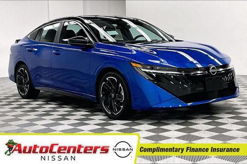 Bluestone Pearl/Super Black 2026 Nissan Sentra SR