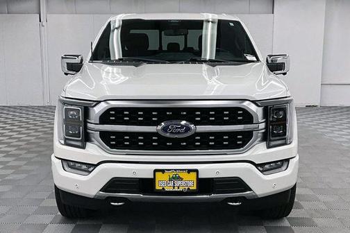 Star White Metallic Tri-Coat 2022 Ford F-150 Platinum