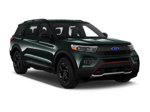 Forged Green Metallic 2022 Ford Explorer Timberline