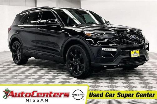 Agate Black Metallic 2024 Ford Explorer ST-Line