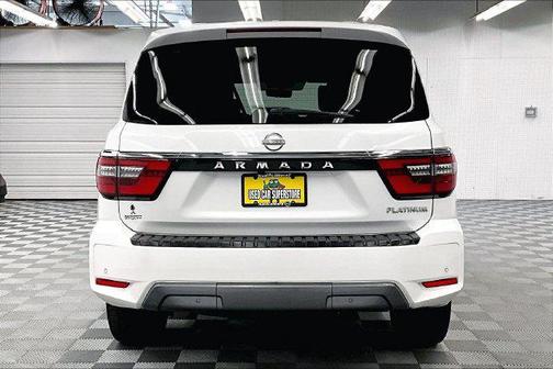 Aspen White Tricoat 2021 Nissan Armada Platinum 4WD
