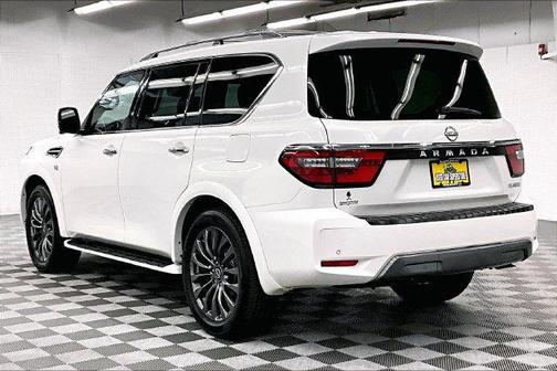 Aspen White Tricoat 2021 Nissan Armada Platinum 4WD