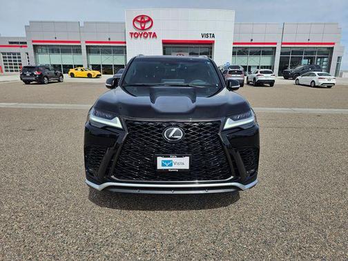 Black 2024 Lexus LX 600 F SPORT