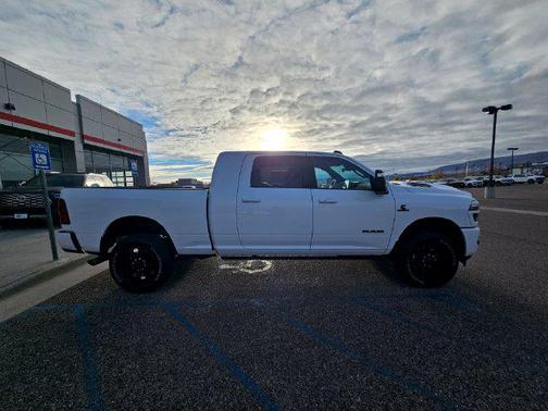 Bright White Clearcoat 2026 RAM 2500 Laramie Mega Cab 4x4 6'4' Box