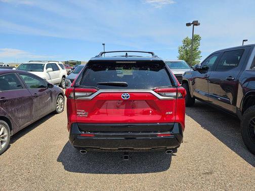 Supersonic Red/Midnight Black Metallic 2021 Toyota RAV4 Prime XSE