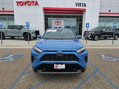 Cavalry Blue 2025 Toyota RAV4 Hybrid SE