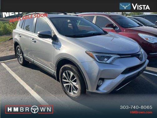 Silver Sky Metallic 2017 Toyota RAV4 Hybrid XLE