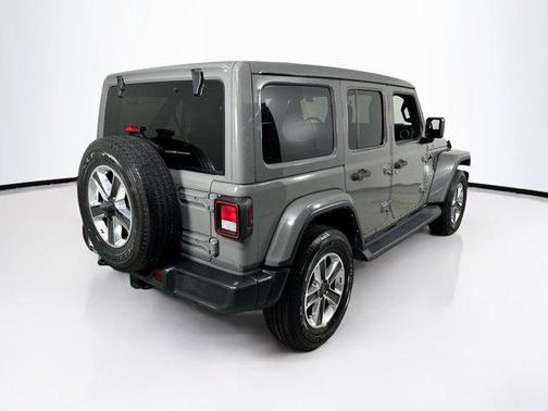 Sting-Gray Clearcoat 2023 Jeep Wrangler 4-Door Sahara 4x4