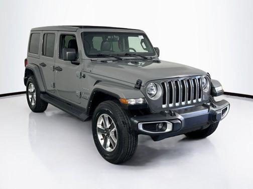Sting-Gray Clearcoat 2023 Jeep Wrangler 4-Door Sahara 4x4