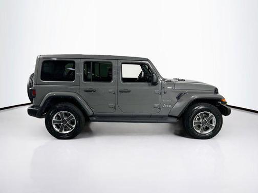 Sting-Gray Clearcoat 2023 Jeep Wrangler 4-Door Sahara 4x4
