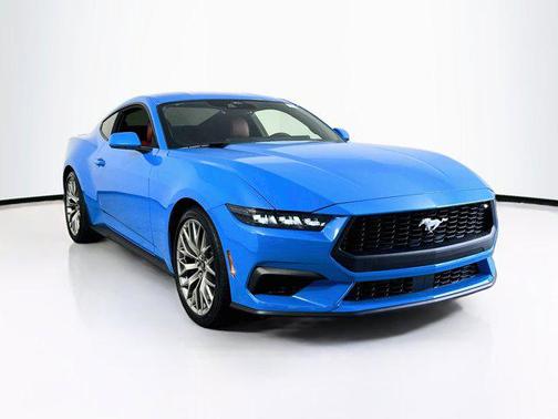 Grabber Blue Metallic 2025 Ford Mustang EcoBoost Premium