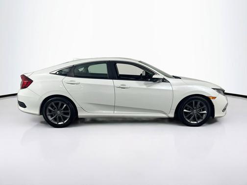 Platinum White Pearl 2021 Honda Civic EX