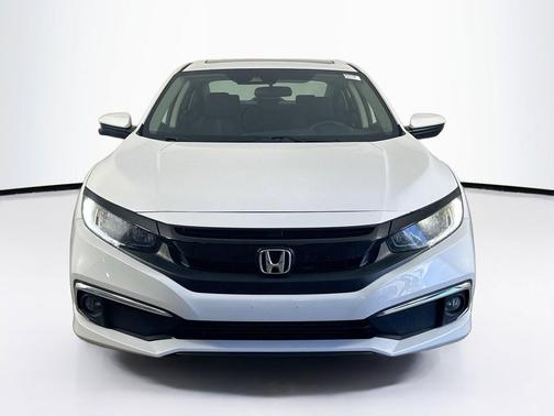 Platinum White Pearl 2021 Honda Civic EX