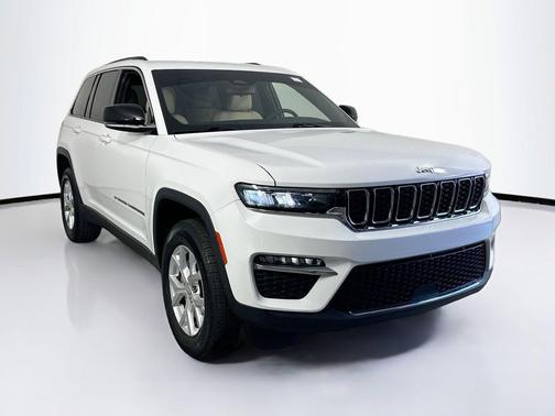 Bright White Clearcoat 2023 Jeep Grand Cherokee Limited