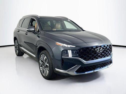 Portofino Gray 2022 Hyundai SANTA FE Calligraphy