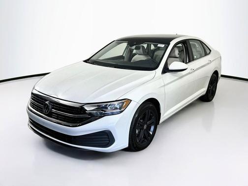 Opal White Pearl 2023 Volkswagen Jetta 1.5T SE