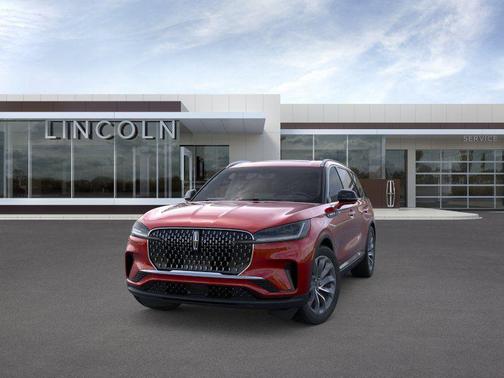 Red 2025 Lincoln Aviator Premiere